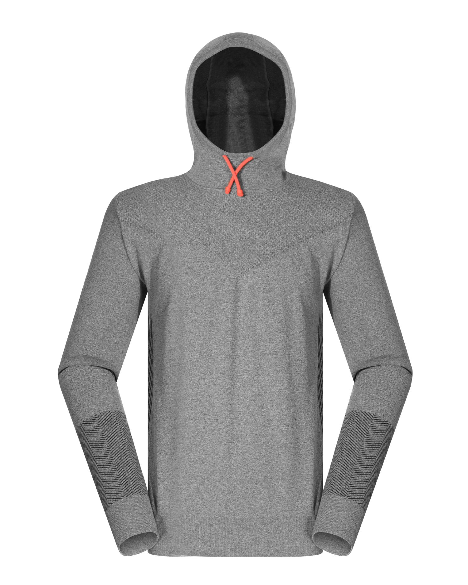 GLG-TOP3712 MEN'S KNITTED TOP HOODIES   LONG SLEEVE SEAMLESS