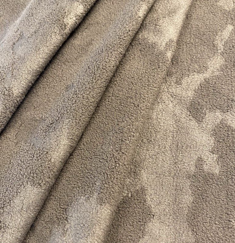 TYK-19022MS Polyester 150D double fleece knitted embrossed fabric