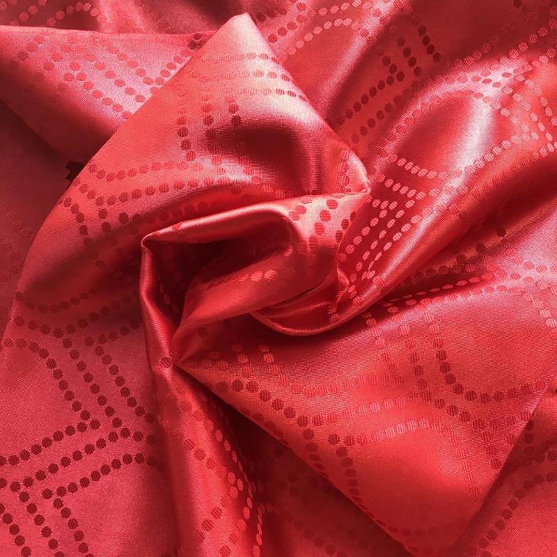TR5050-J Polyester 75D Woven Jacquard Satin Fabric