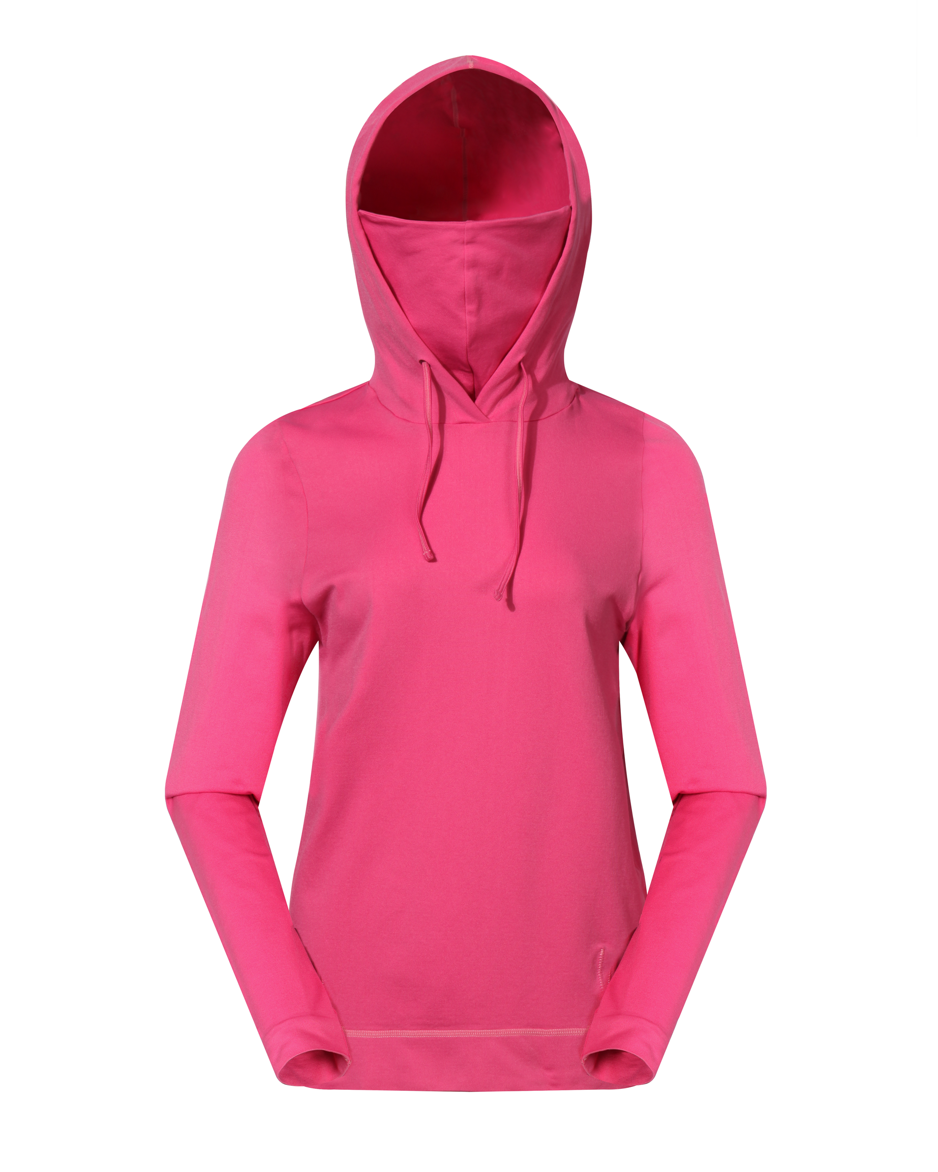 GLG-TOP2031 LADIE'S KNITTED TOP HOODIES YOGA  LONG SLEEVE WITH MASK