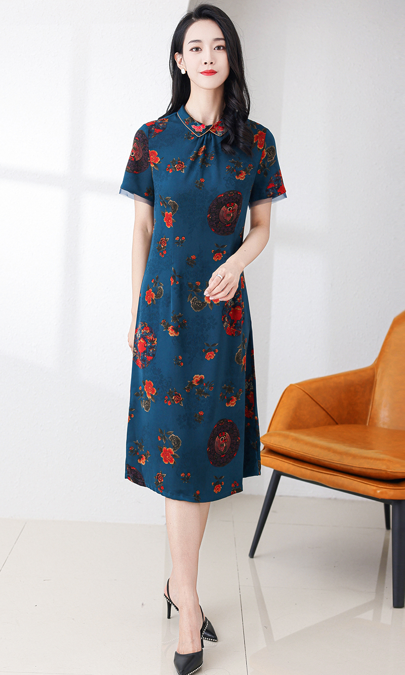 GAT-YRJ2055 Ladies' woven dress spring and summer