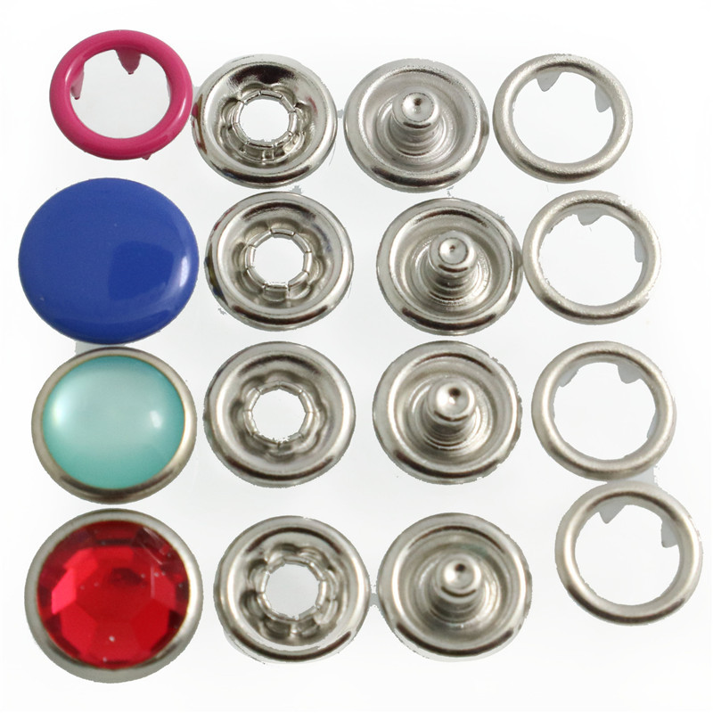 Material inspection needle paint five claw snap button