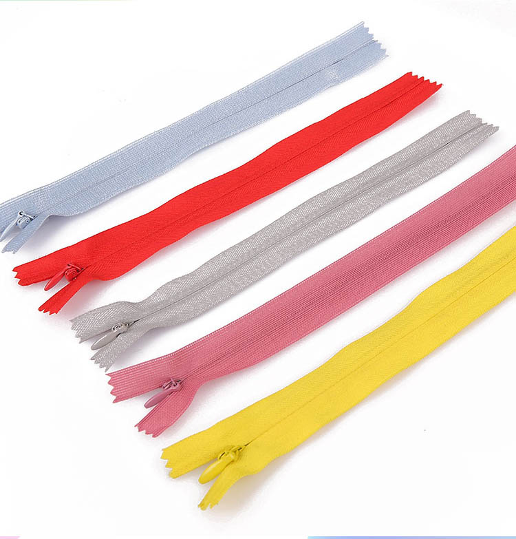 High quality ECO-Friendly nylon Invisible / hidden zipper