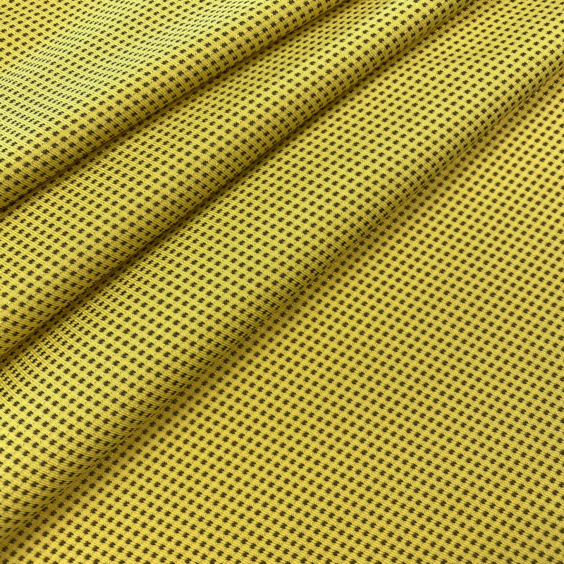 TYK-039SP Bamboo charcoal checked wicking/Anti-UV/Anti-Bacterial/ECO-Friendly knitted fabric