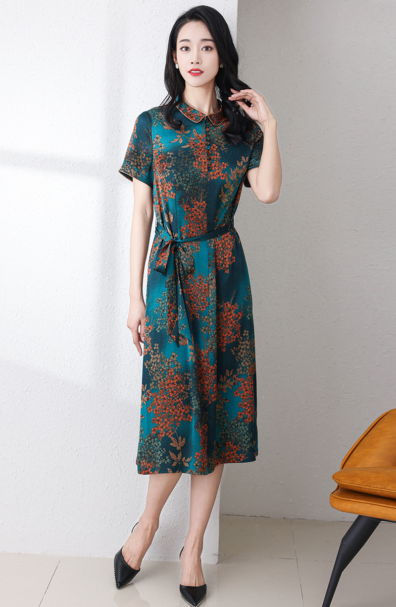 GAT-YRJ2516 Ladies' woven dress spring and summer