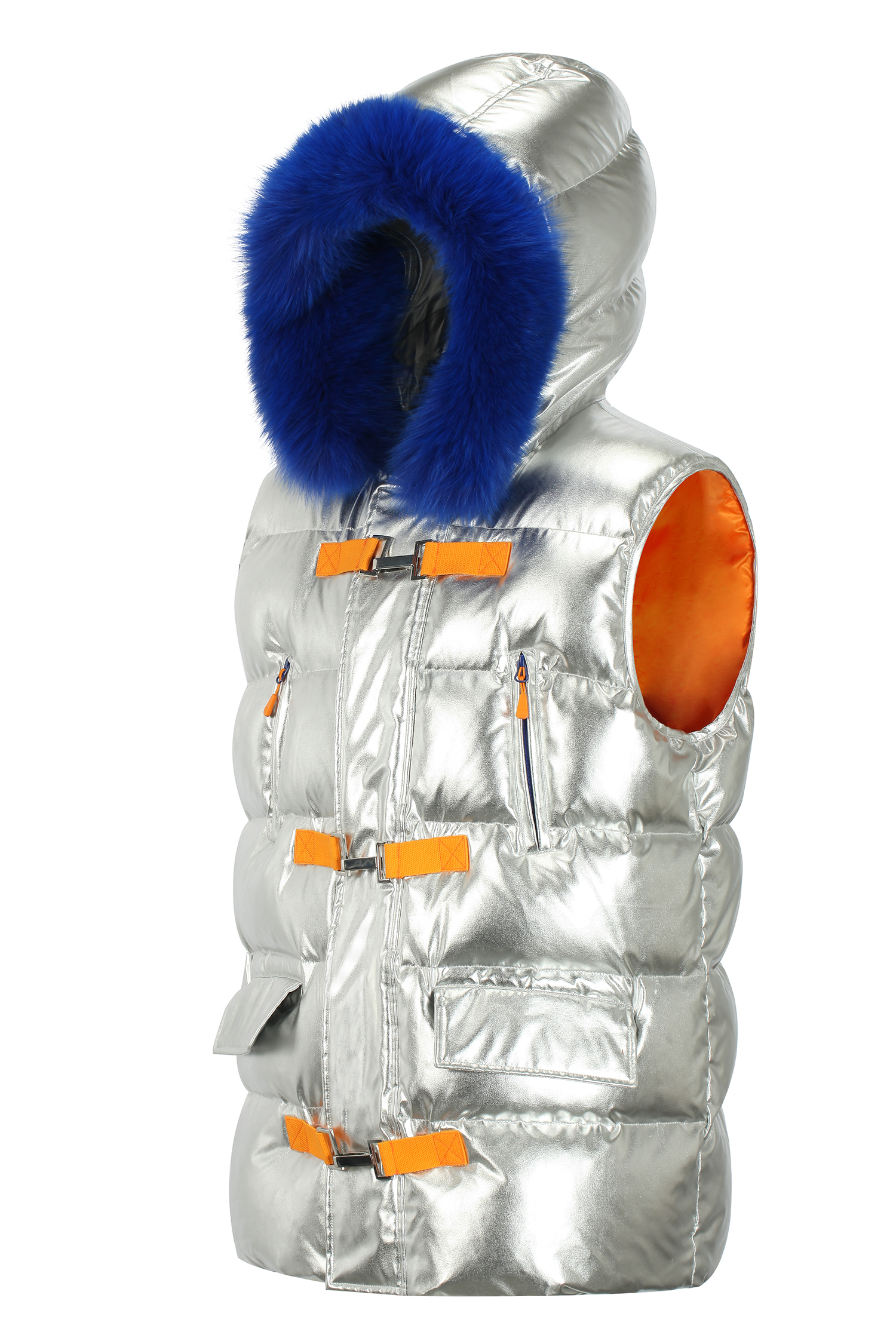 GLG-OD28896 Men's silver down vest Outdoor