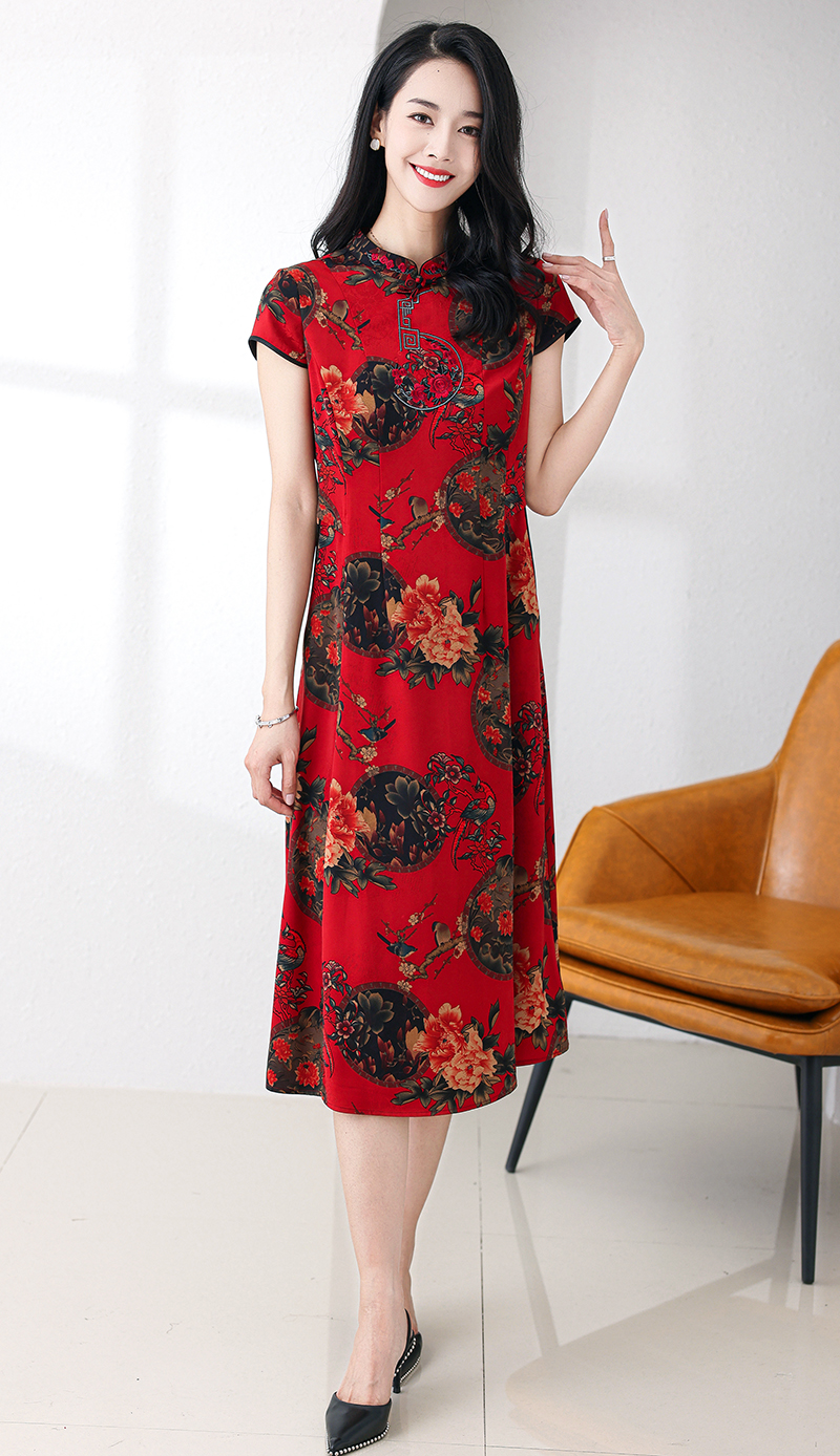 GAT-YRJ3327 Ladies' woven dress spring and summer